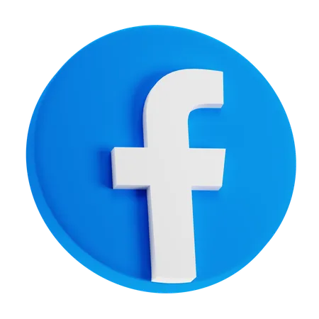 Free Facebook  3D Icon