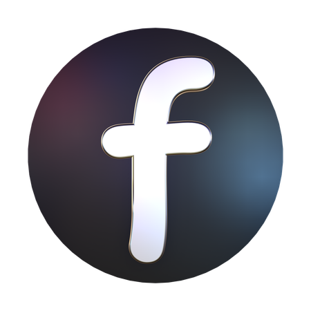 Free Facebook  3D Icon