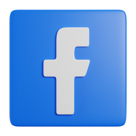 Free Facebook  3D Icon