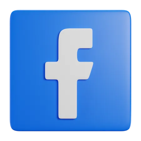 Free Facebook  3D Icon