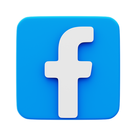 Free Facebook  3D Icon