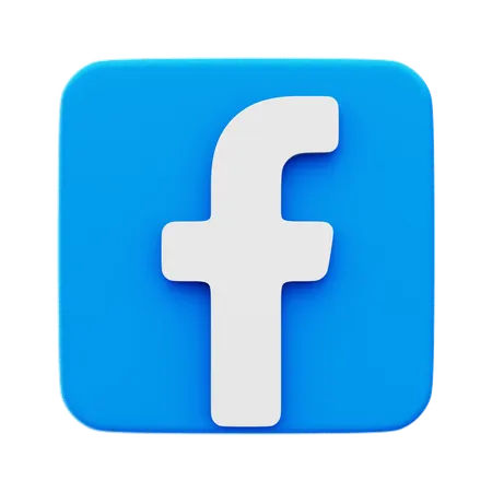 Free Facebook  3D Icon