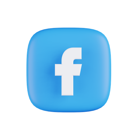 Free Facebook  3D Icon