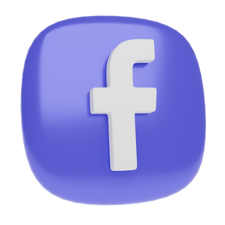 Free Facebook  3D Icon