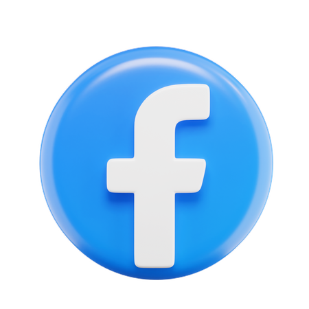 Free Facebook  3D Icon