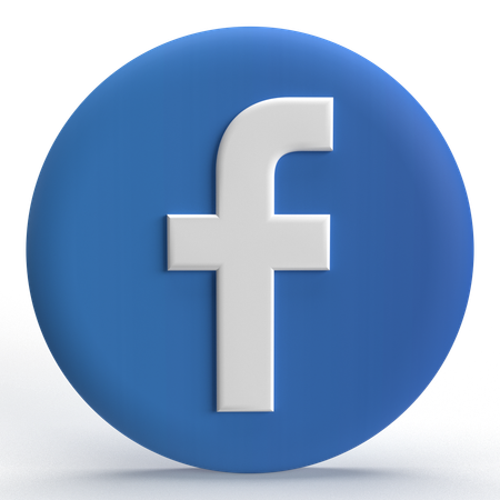 Free Facebook  3D Icon