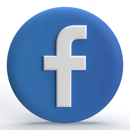 Free Facebook  3D Icon