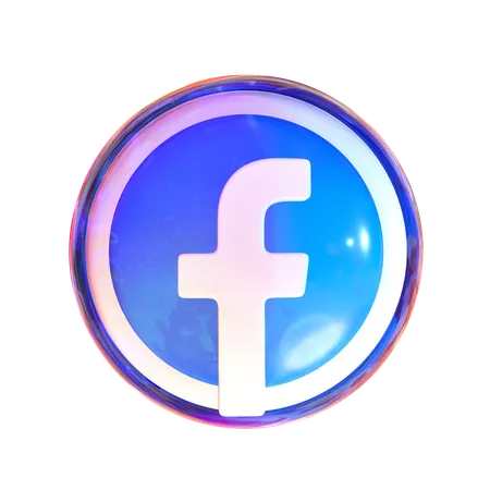 Free Facebook  3D Icon
