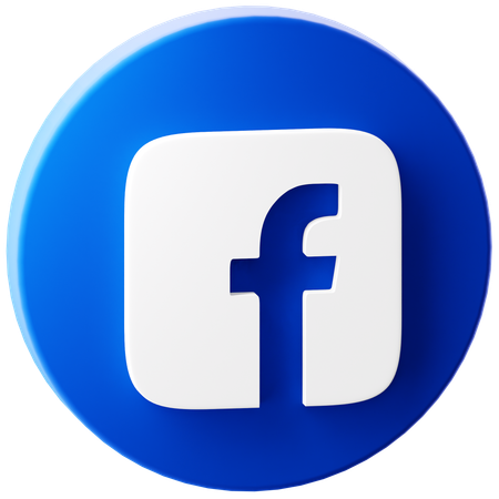 Free Facebook  3D Icon