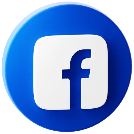 Free Facebook  3D Icon