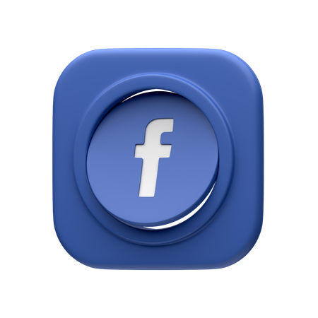 Free Facebook  3D Icon