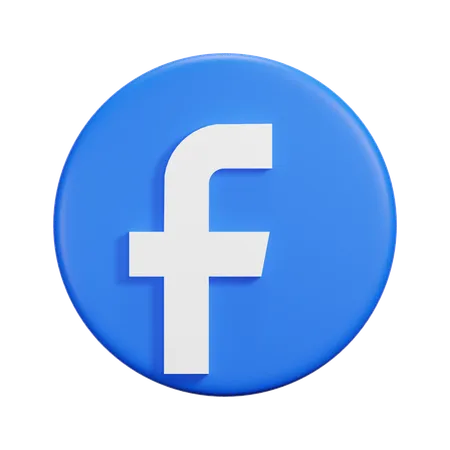 Free Facebook  3D Icon