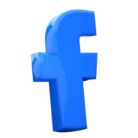 Free Facebook  3D Icon