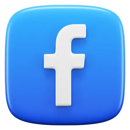 Free Facebook  3D Icon