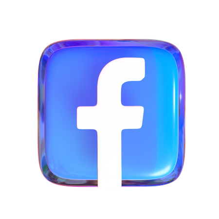 Free Facebook  3D Icon