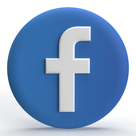 Free Facebook  3D Icon