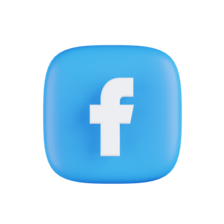 Free Facebook  3D Icon