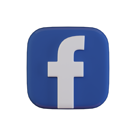 Free Facebook  3D Icon