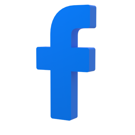 Free Facebook  3D Icon