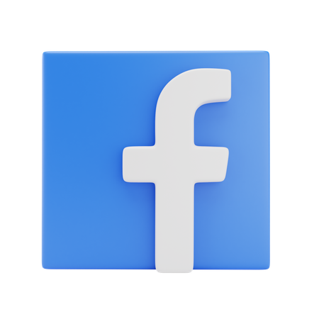 Free Facebook  3D Icon