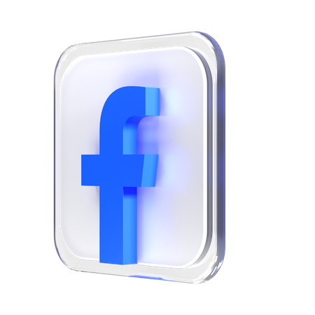 Free Facebook  3D Icon