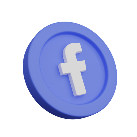 Free Facebook  3D Icon