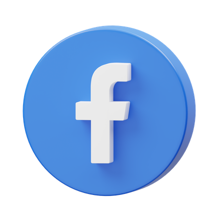 Free Facebook  3D Icon