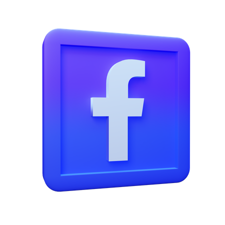 Free Facebook  3D Icon