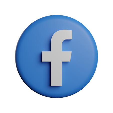 Free Facebook  3D Icon