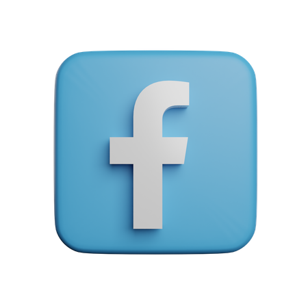 Free Facebook  3D Icon