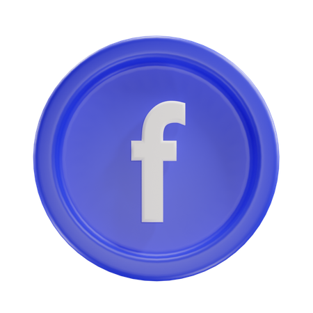 Free Facebook  3D Icon
