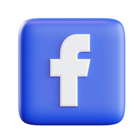 Free Facebook  3D Icon