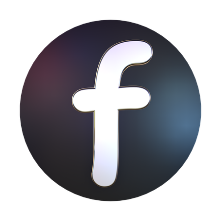 Free Facebook  3D Icon