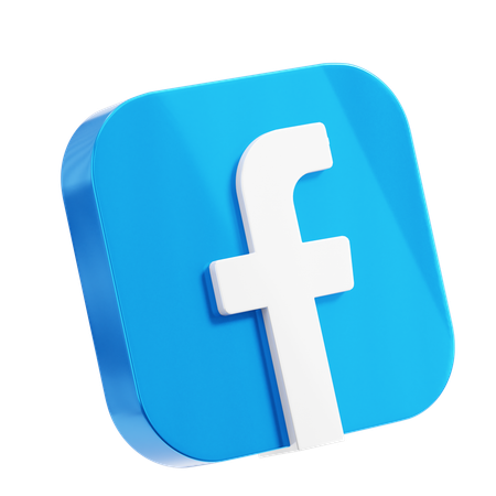 Free Facebook  3D Icon