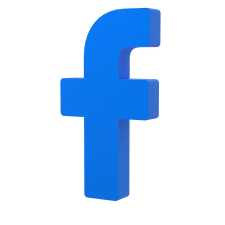 Free Facebook  3D Illustration