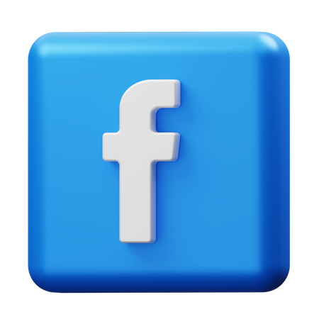 Free Facebook  3D Icon