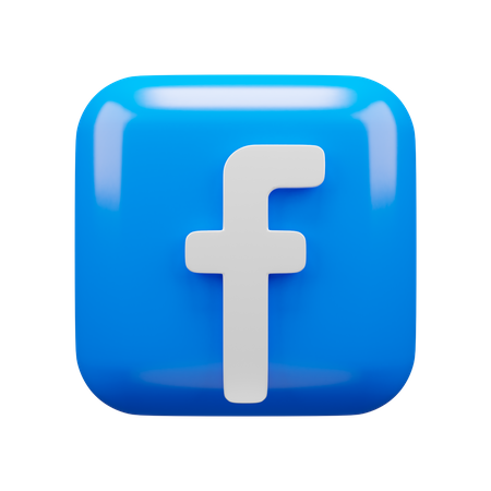 Free Facebook  3D Icon
