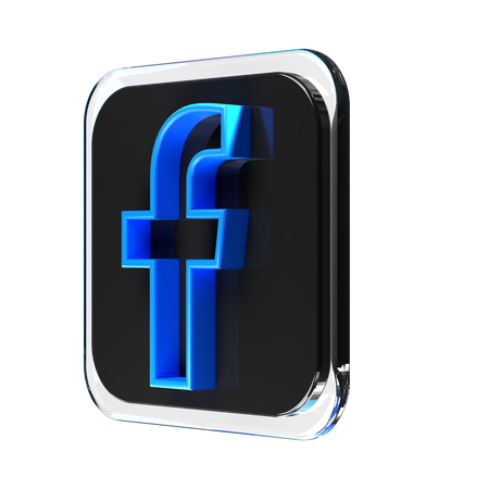 Free Facebook  3D Icon
