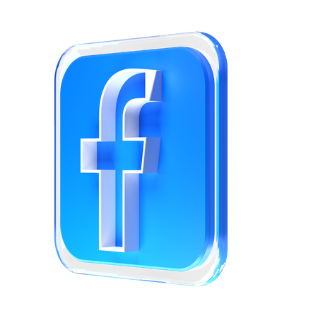 Free Facebook  3D Icon