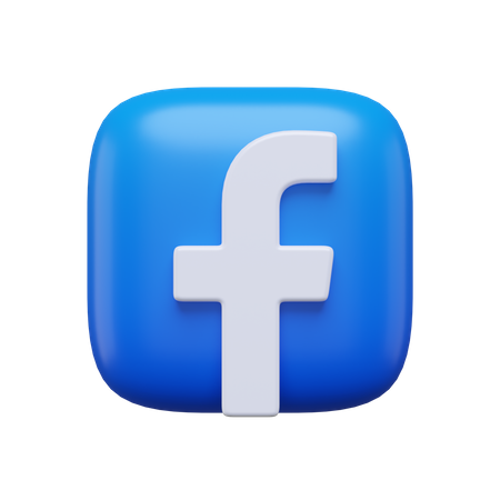 Free Facebook  3D Icon