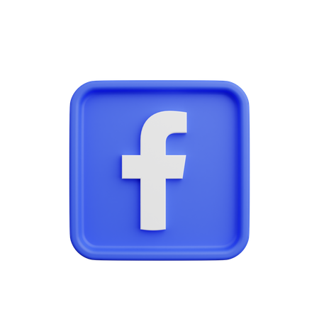 Free Facebook  3D Icon