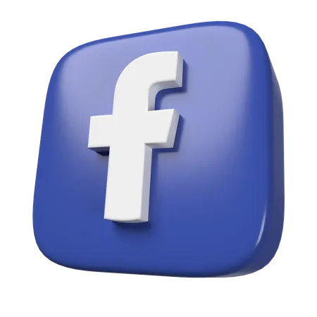 Free Facebook  3D Icon