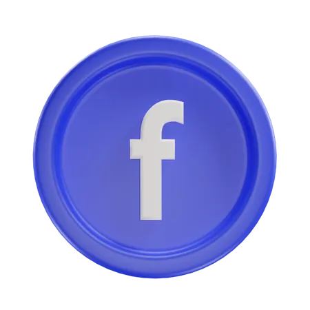 Free Facebook 3D Icon