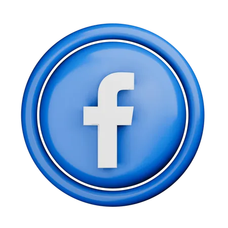 Free Facebook Logo  3D Icon