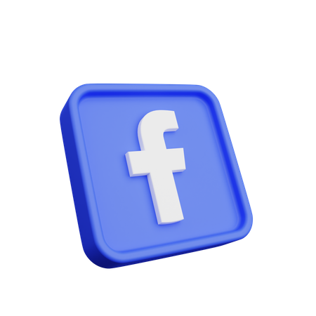 Free Facebook Logo 3D-Symbol
