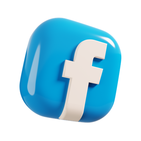 Free Facebook Logo 3D-Symbol