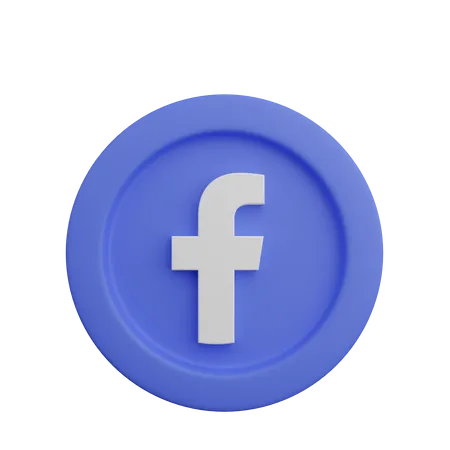 Free Facebook Logo 3D Illustration