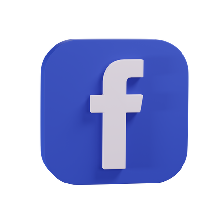 Free Facebook logo 3D Icon