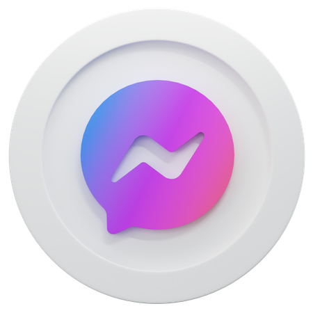 Free Facebook Messanger  3D Icon