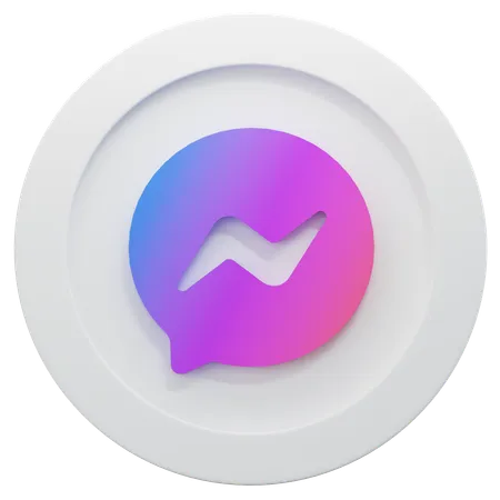 Free Facebook Messanger  3D Icon